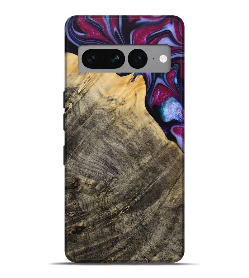 Pixel 7 Pro Wood Live Edge Phone Case - Daulton (Purple, 731784)