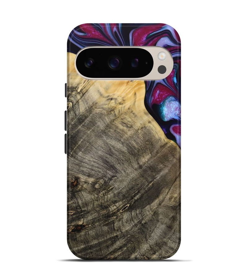 Pixel 9 Wood Live Edge Phone Case - Daulton (Purple, 731784)