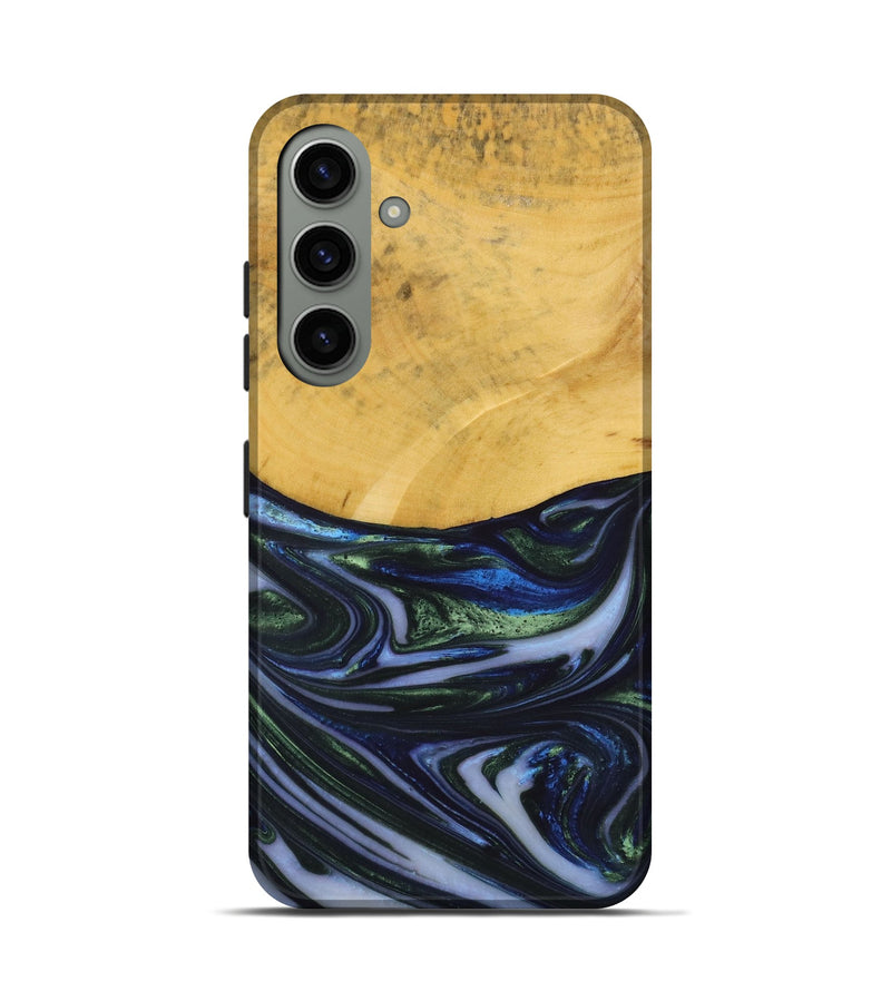 Galaxy S24 Wood Live Edge Phone Case - Nolana (Blue, 731788)