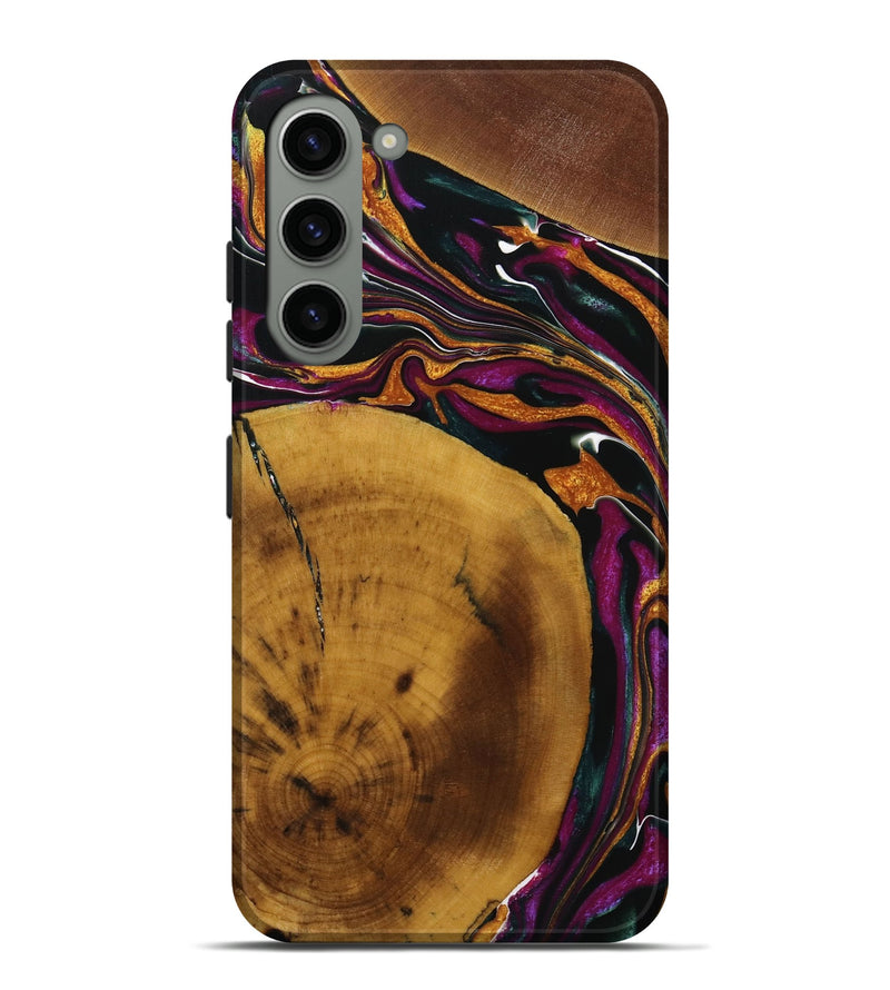 Galaxy S23 Plus Wood Live Edge Phone Case - Bria (Purple, 731792)