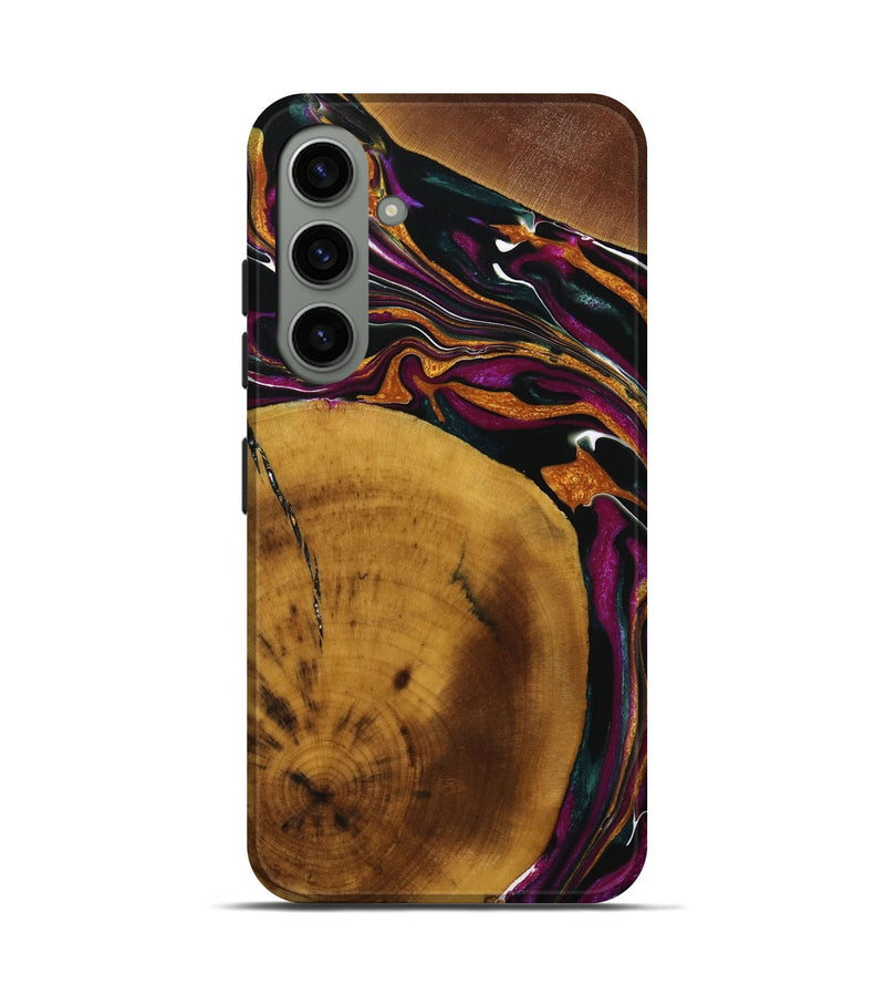 Galaxy S24 Wood Live Edge Phone Case - Bria (Purple, 731792)