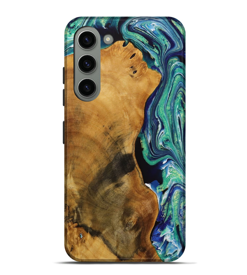 Galaxy S23 Plus Wood Live Edge Phone Case - Lavonda (Green, 731795)