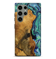 Galaxy S23 Ultra Wood Live Edge Phone Case - Lavonda (Green, 731795)