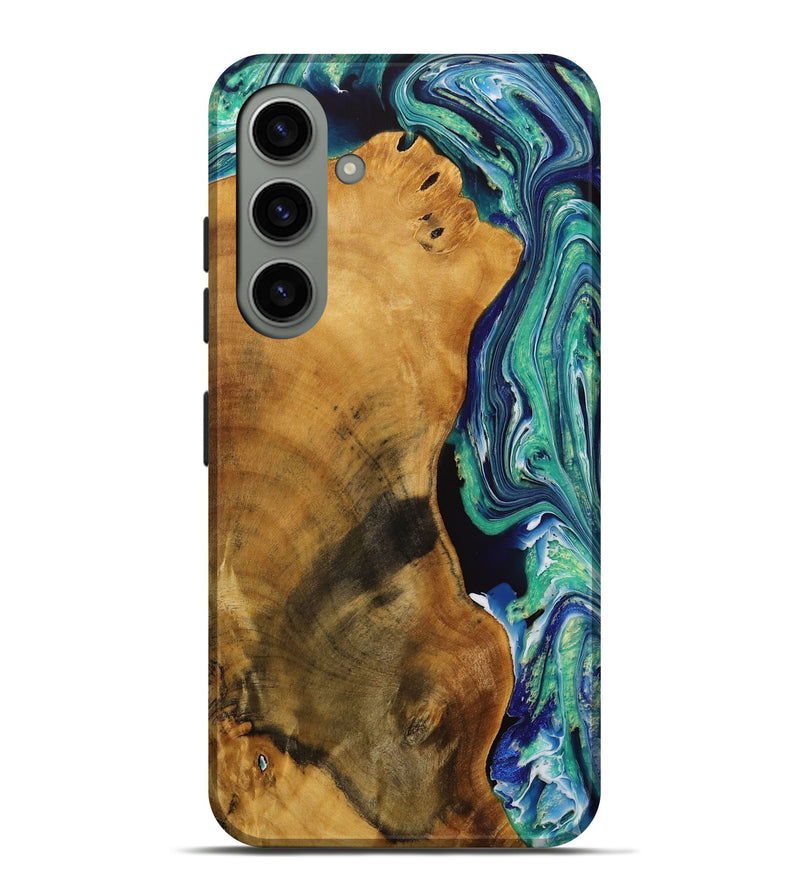 Galaxy S24 Plus Wood Live Edge Phone Case - Lavonda (Green, 731795)