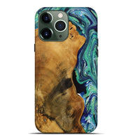 iPhone 13 Pro Max Wood Live Edge Phone Case - Lavonda (Green, 731795)