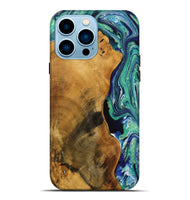 iPhone 14 Pro Max Wood Live Edge Phone Case - Lavonda (Green, 731795)