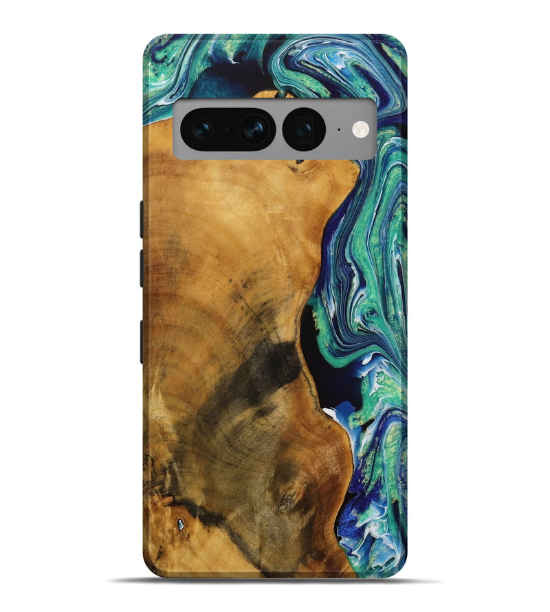 Pixel 7 Pro Wood Live Edge Phone Case - Lavonda (Green, 731795)