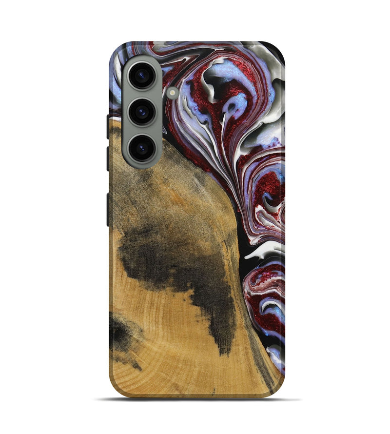 Galaxy S24 Wood Live Edge Phone Case - Kessley (Red, 731796)