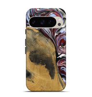 Pixel 9 Wood Live Edge Phone Case - Kessley (Red, 731796)