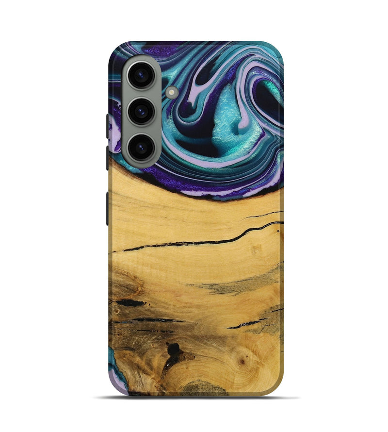 Galaxy S24 Wood Live Edge Phone Case - Herre (Purple, 731797)