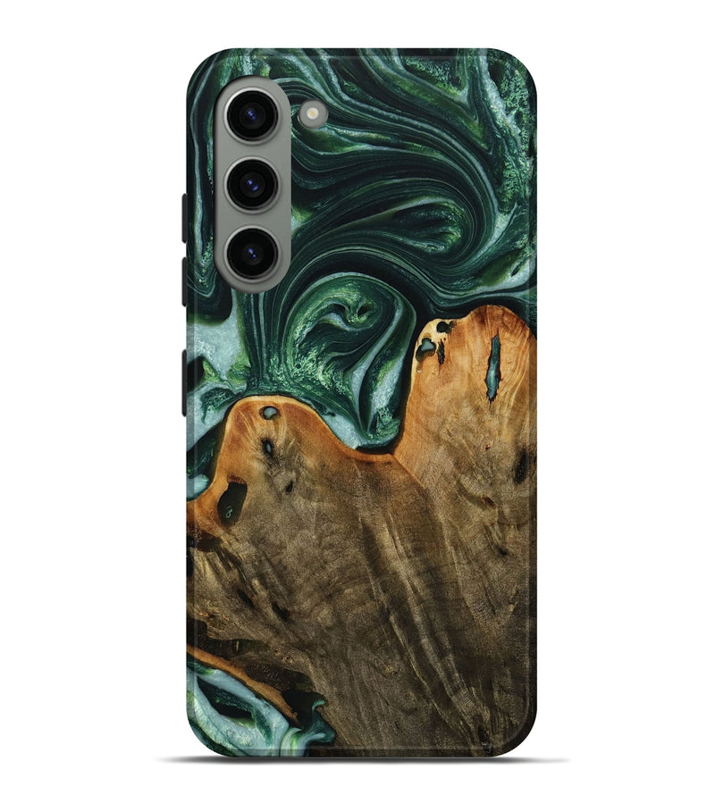 Galaxy S23 Plus Wood Live Edge Phone Case - Grame (Green, 731800)