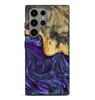 Galaxy S23 Ultra Wood Live Edge Phone Case - Larysa (Purple, 731804)