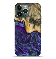 iPhone 13 Pro Max Wood Live Edge Phone Case - Larysa (Purple, 731804)