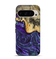 Pixel 9 Wood Live Edge Phone Case - Larysa (Purple, 731804)