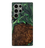 Galaxy S23 Ultra Wood Live Edge Phone Case - Cassie (Green, 731805)