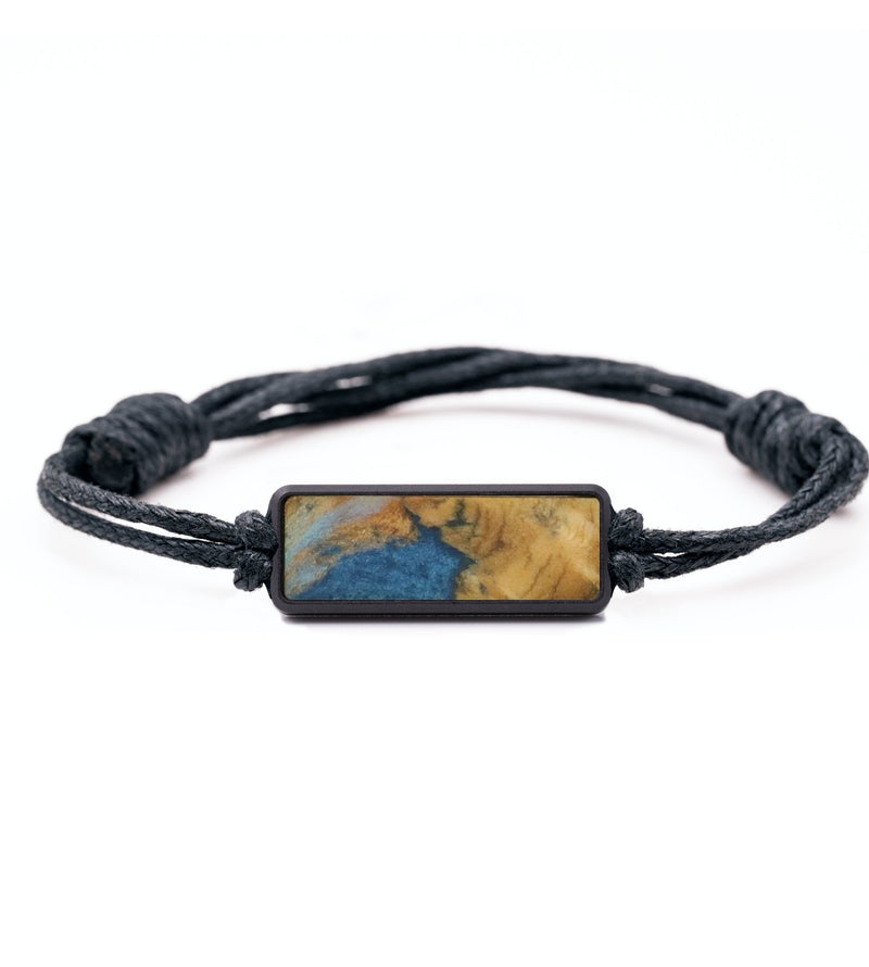 Classic Wood Bracelet - Ruben (Teal & Gold, 732066)