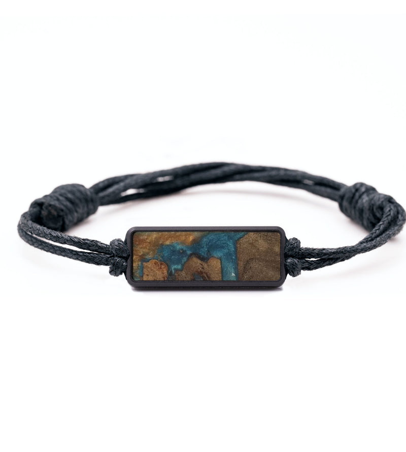 Classic Wood Bracelet - Jarrett (Teal & Gold, 732080)