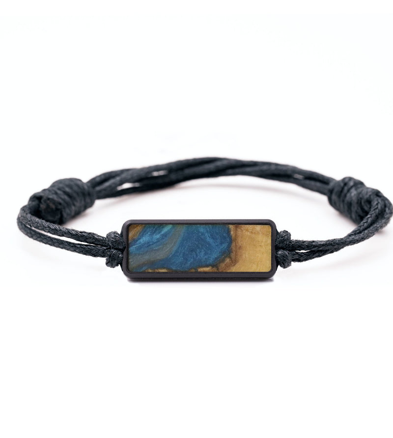 Classic Wood Bracelet - Leonel (Teal & Gold, 732083)