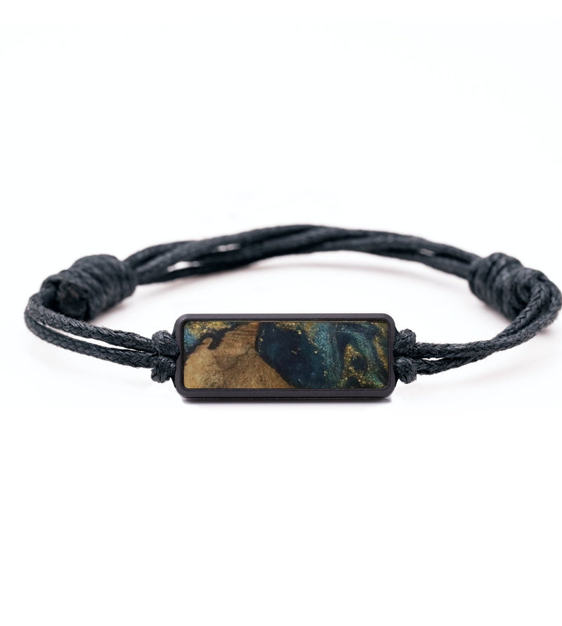 Classic Wood Bracelet - Lennox (Teal & Gold, 732096)