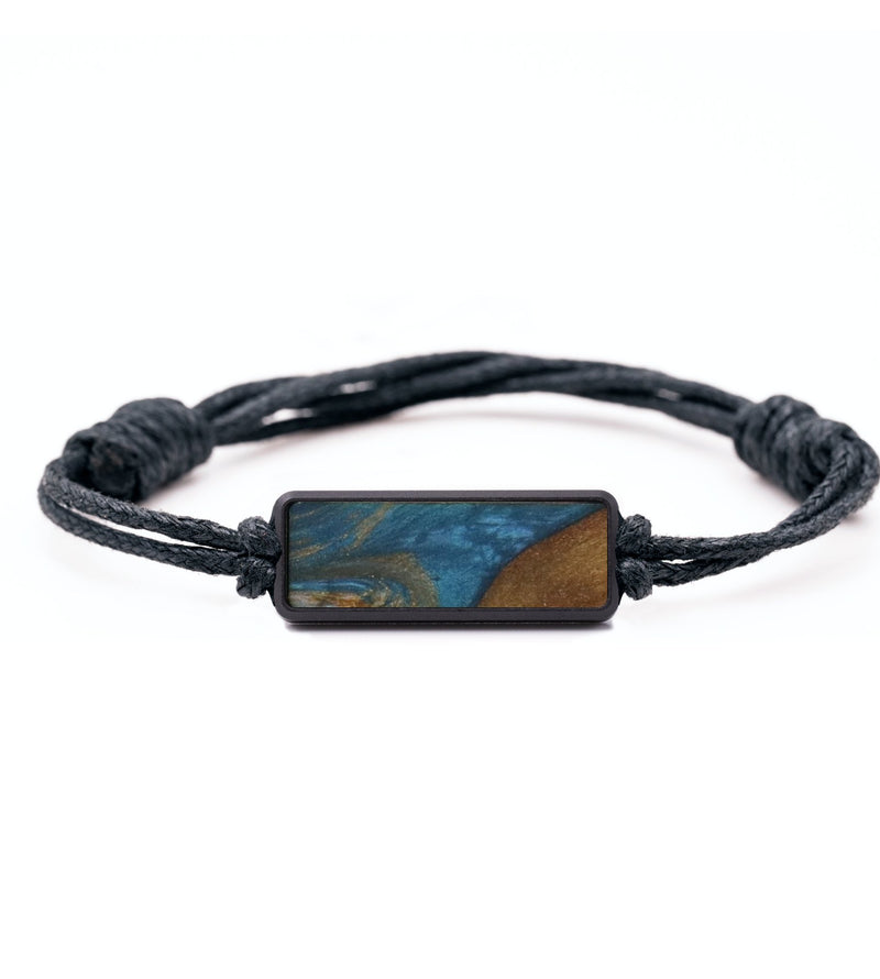 Classic Wood Bracelet - Ramon (Teal & Gold, 732097)