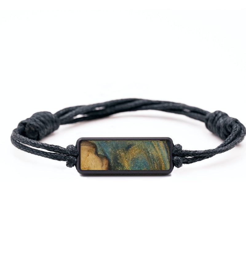 Classic Wood Bracelet - Karter (Teal & Gold, 732107)