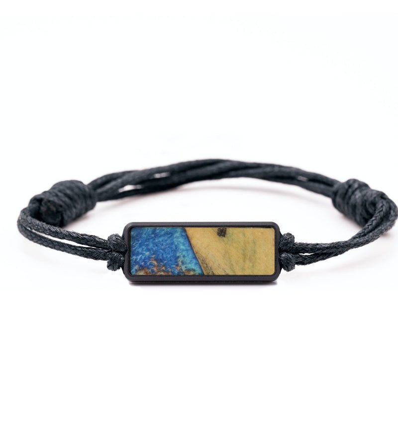 Classic Wood Bracelet - Virginia (Teal & Gold, 732108)