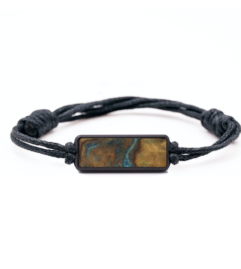 Classic Wood Bracelet - Lucia (Teal & Gold, 732110)