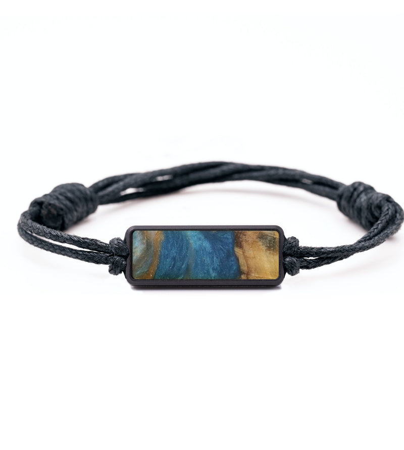 Classic Wood Bracelet - Lori (Teal & Gold, 732113)