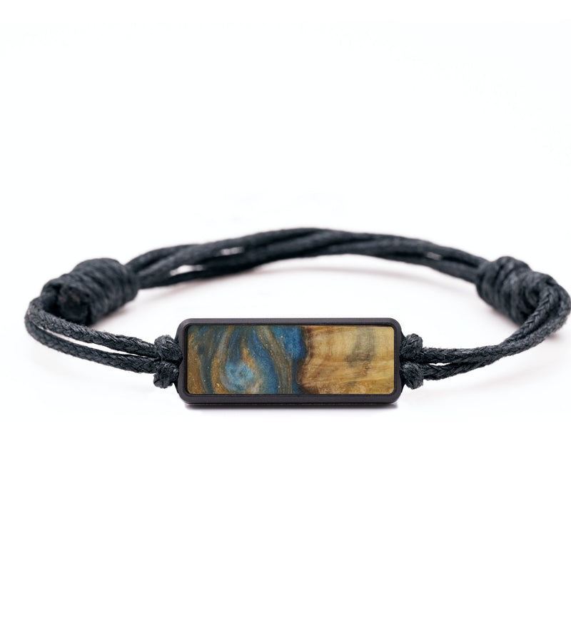 Classic Wood Bracelet - Garrett (Teal & Gold, 732119)