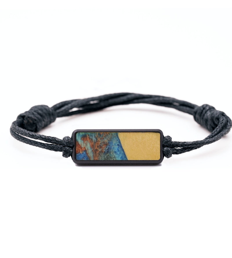 Classic Wood Bracelet - Saylor (Teal & Gold, 732126)