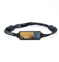 Classic Wood Bracelet - Maxine (Teal & Gold, 732128)