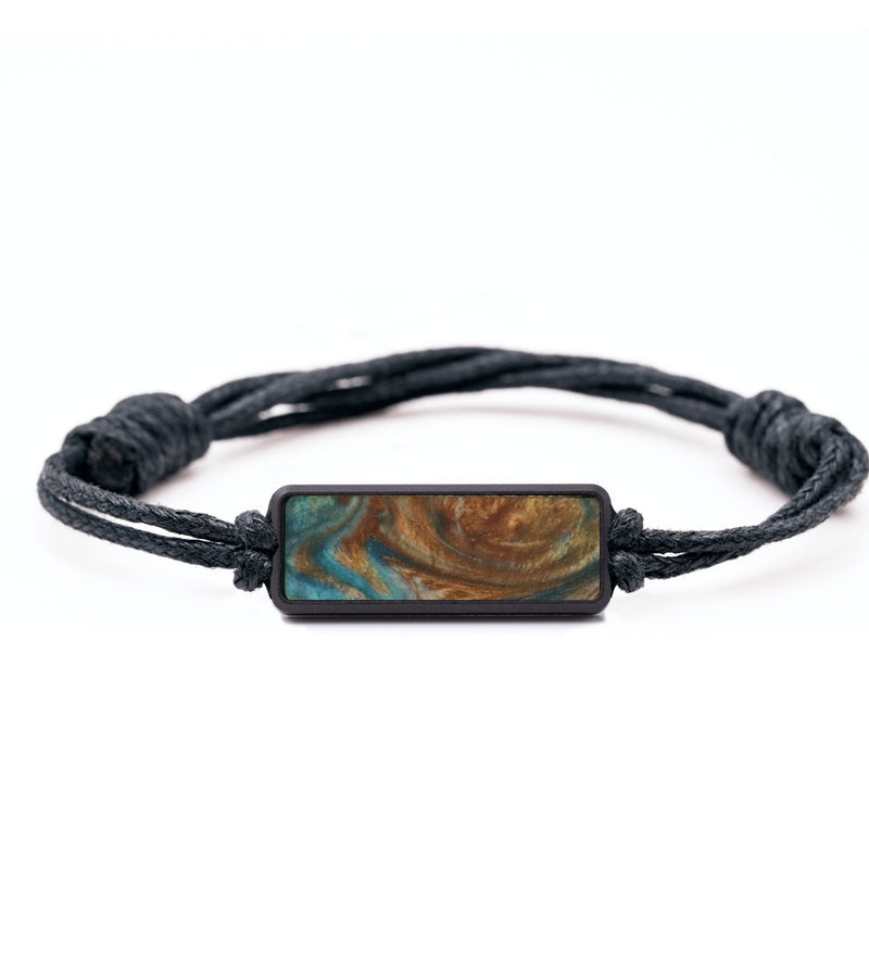 Classic Wood Bracelet - Allyson (Teal & Gold, 732129)