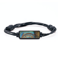 Classic Wood Bracelet - Jameson (Teal & Gold, 732131)