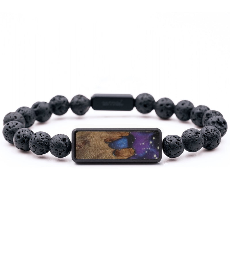 Lava Bead Wood Bracelet - Dillon (Cosmos, 732284)