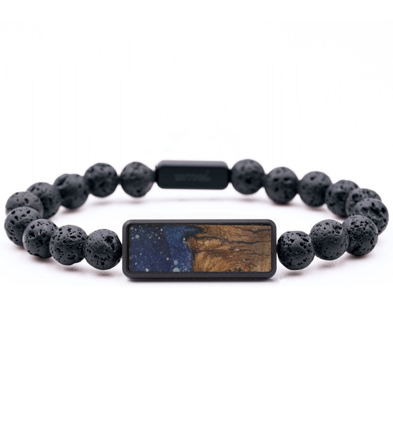 Lava Bead Wood Bracelet - Halle (Cosmos, 732293)