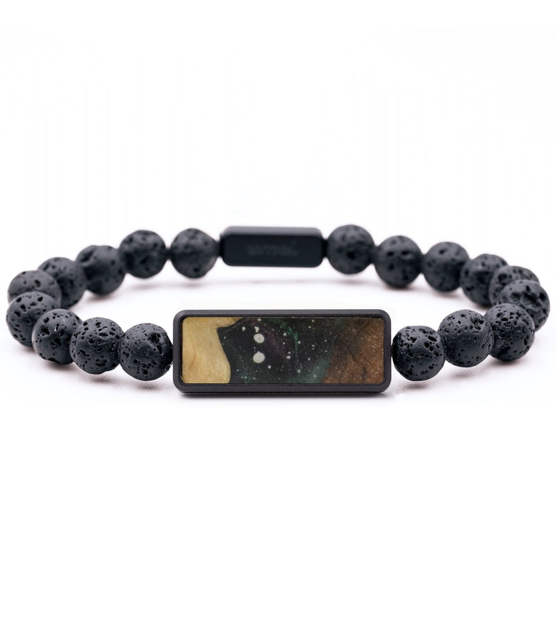 Lava Bead Wood Bracelet - Pedro (Cosmos, 732305)