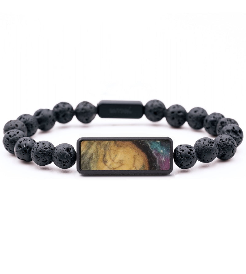 Lava Bead Wood Bracelet - Marlon (Cosmos, 732311)