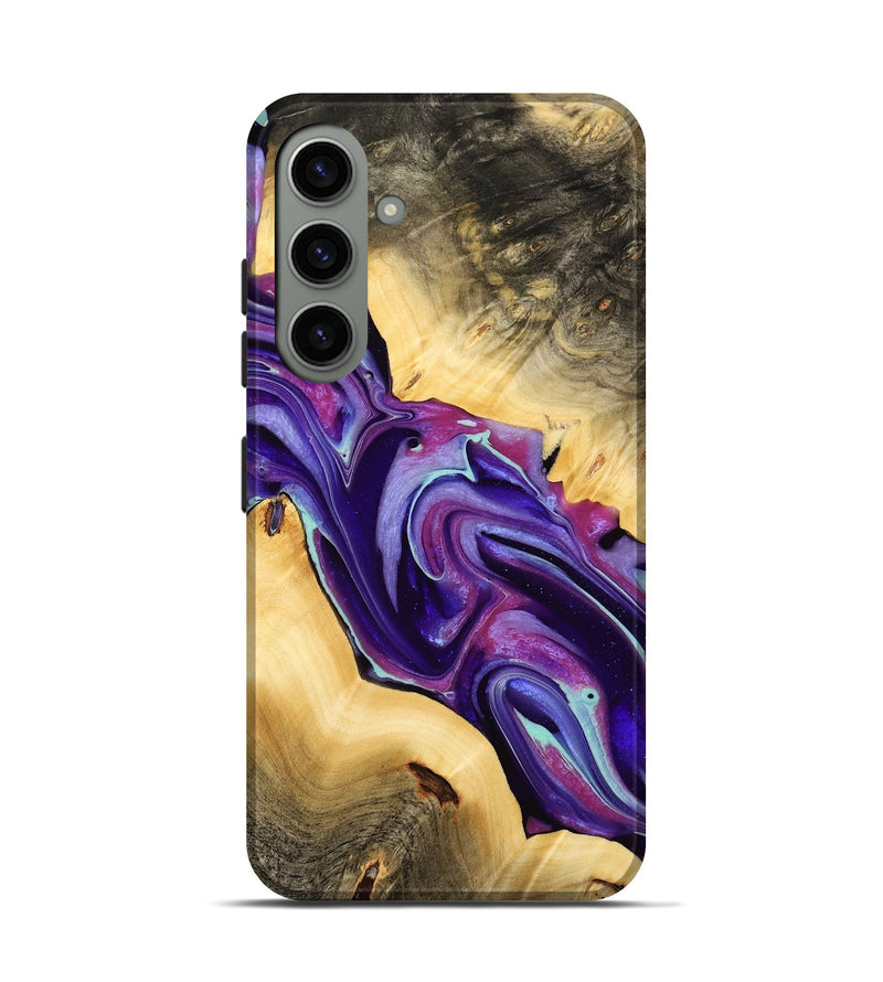 Galaxy S24 Wood Live Edge Phone Case - Reggi (Purple, 732331)