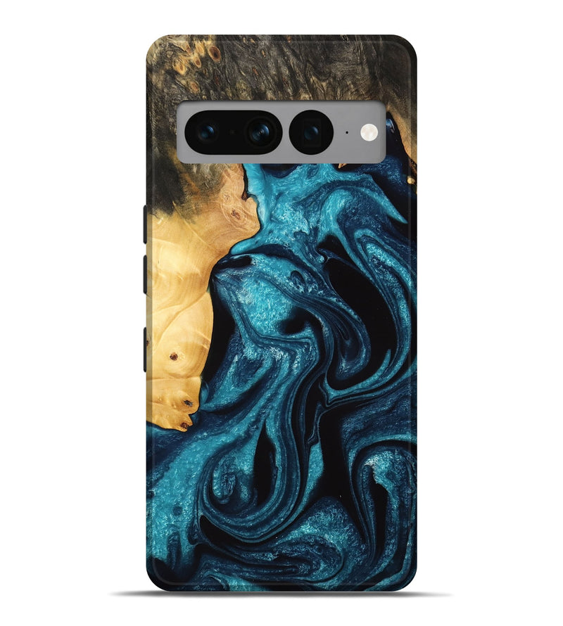 Pixel 7 Pro Wood Live Edge Phone Case - Noma (Green, 732344)