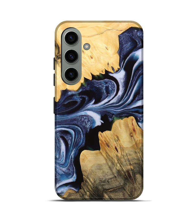 Galaxy S24 Wood Live Edge Phone Case - Alane (Blue, 732346)