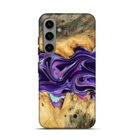 Galaxy S24 Wood Live Edge Phone Case - Lezlie (Purple, 732377)