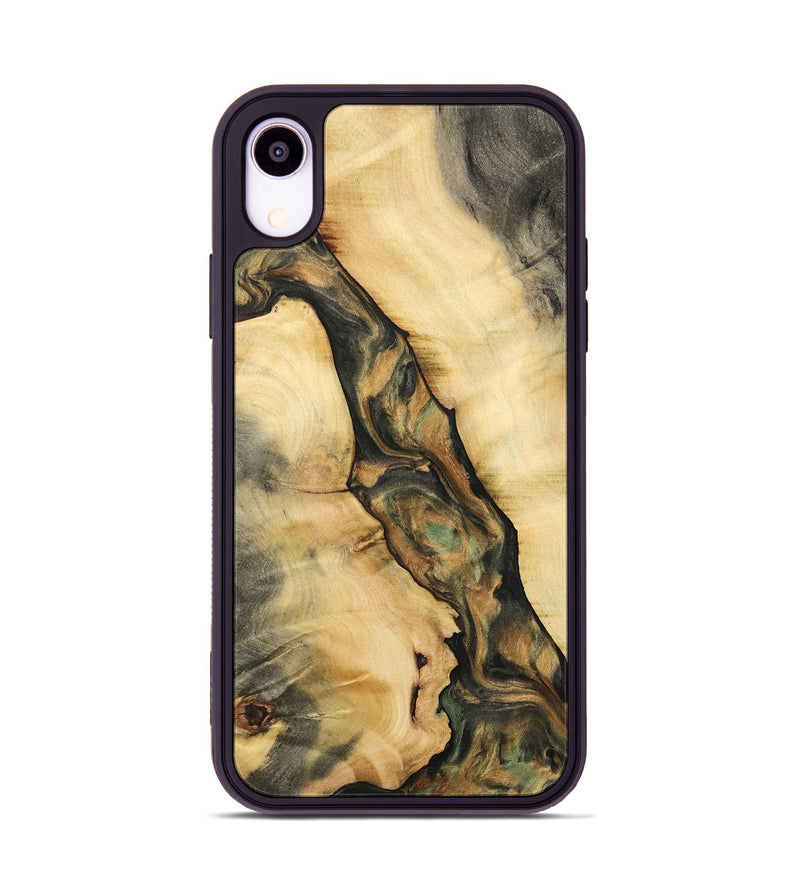 iPhone Xr Wood Phone Case - Nikita (Green, 732384)