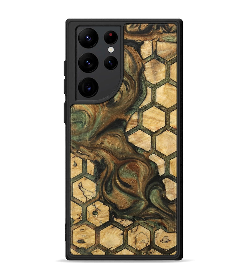 Galaxy S22 Ultra Wood Phone Case - Tabbie (Pattern, 732390)