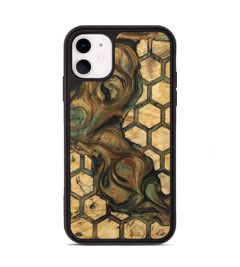 iPhone 11 Wood Phone Case - Tabbie (Pattern, 732390)