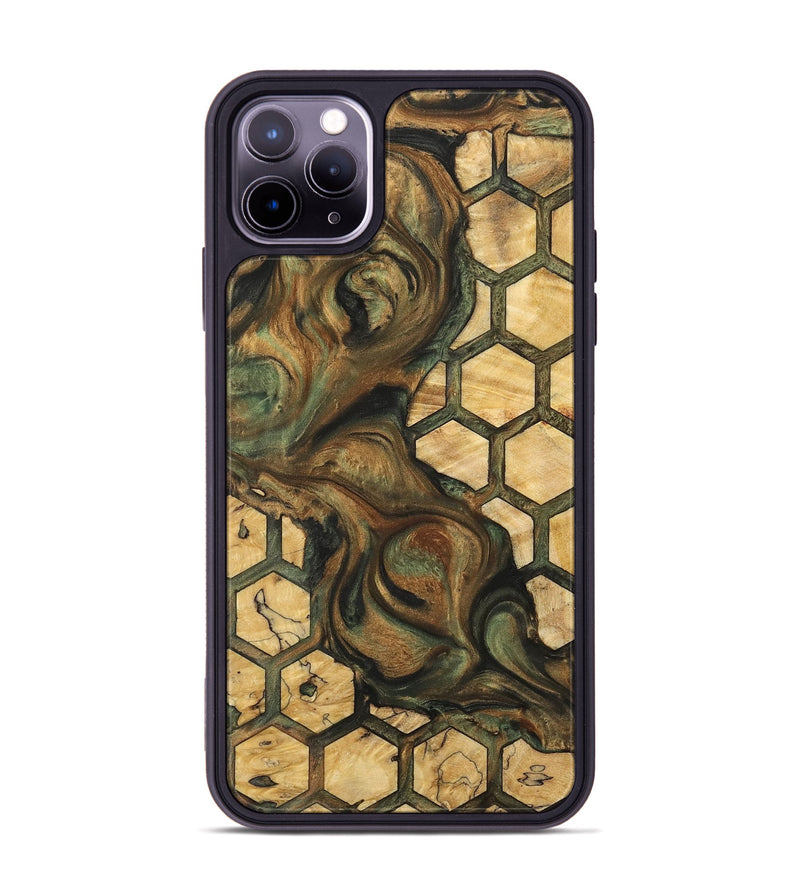 iPhone 11 Pro Max Wood Phone Case - Tabbie (Pattern, 732390)