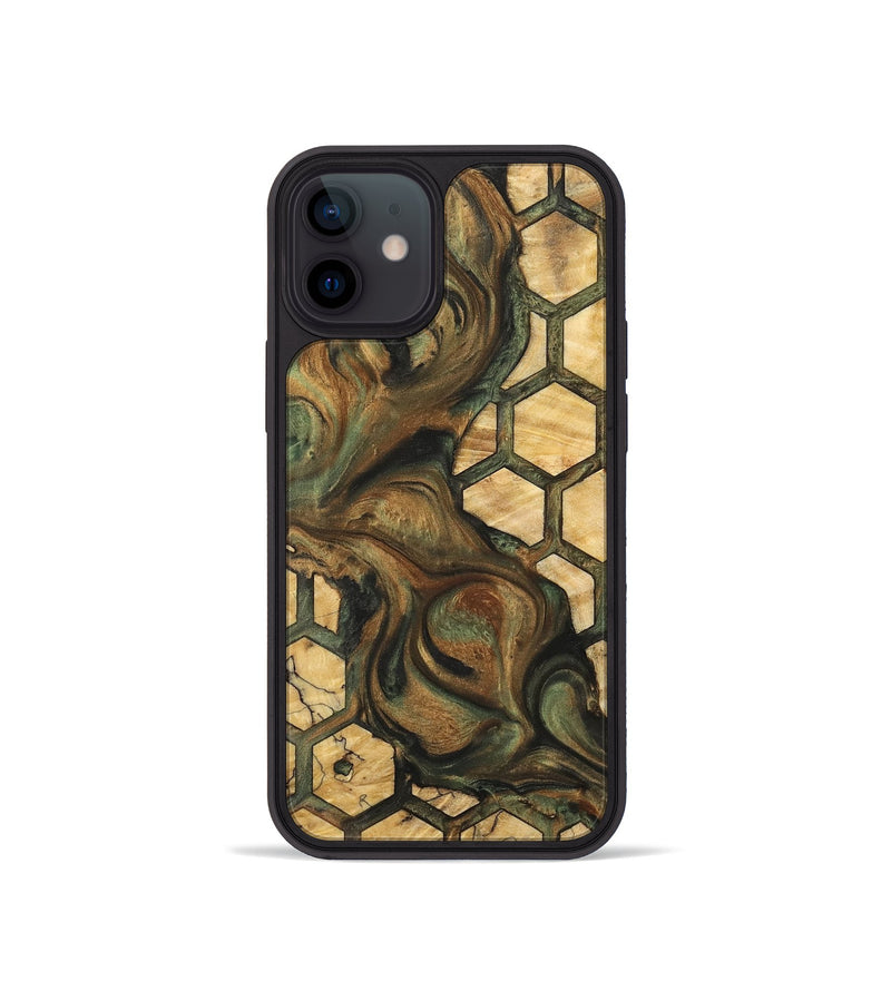 iPhone 12 mini Wood Phone Case - Tabbie (Pattern, 732390)