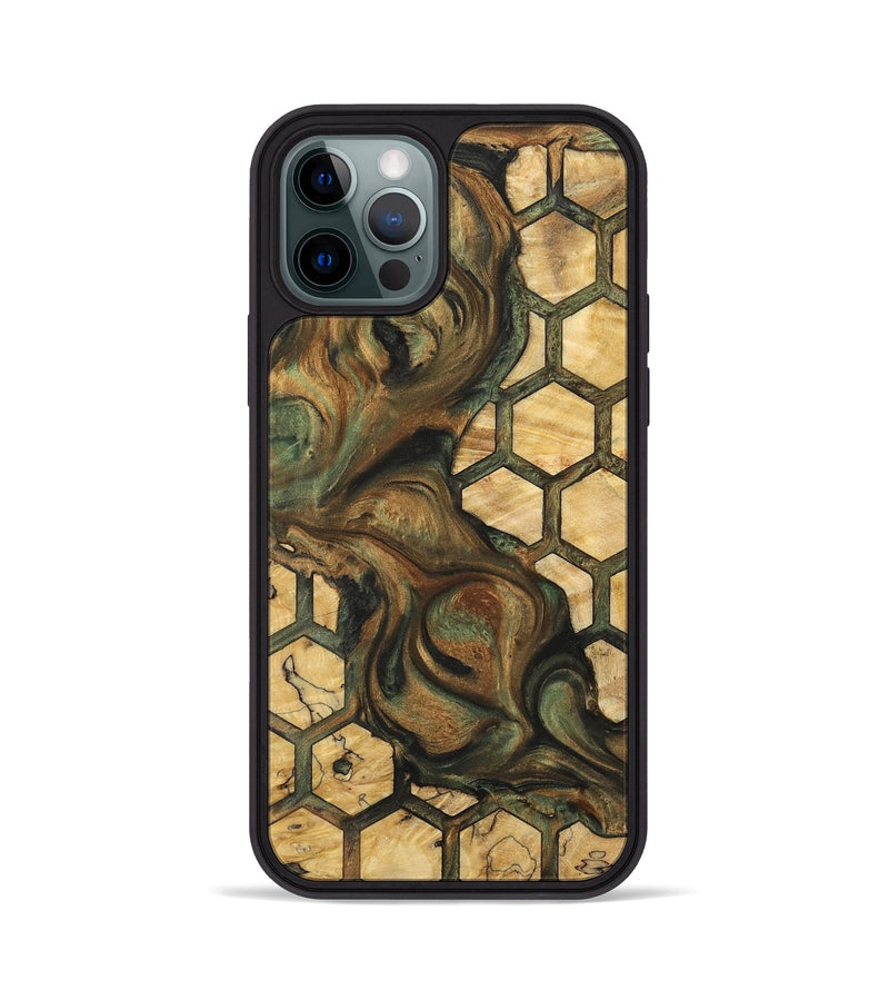 iPhone 12 Pro Wood Phone Case - Tabbie (Pattern, 732390)