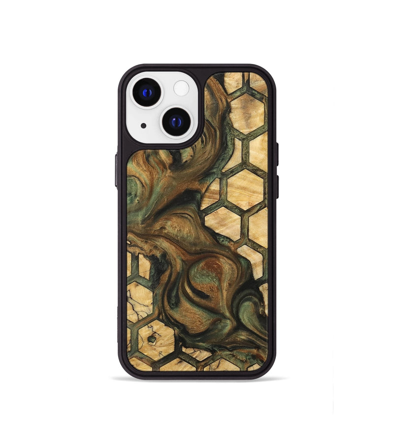 iPhone 13 mini Wood Phone Case - Tabbie (Pattern, 732390)