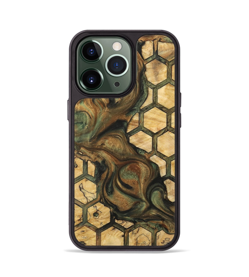 iPhone 13 Pro Wood Phone Case - Tabbie (Pattern, 732390)