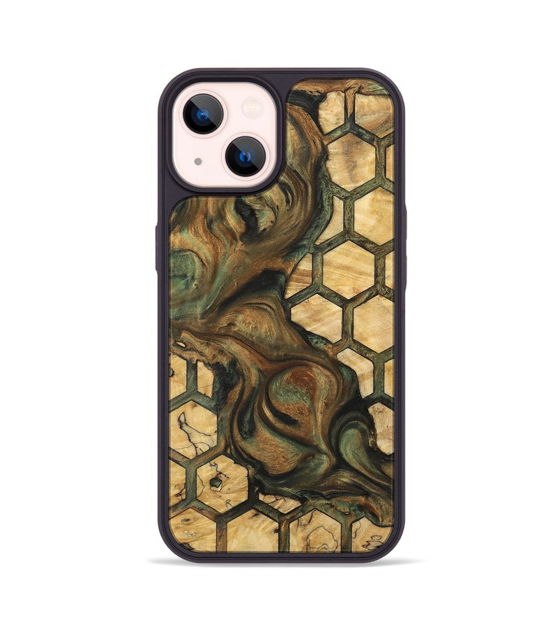 iPhone 14 Wood Phone Case - Tabbie (Pattern, 732390)